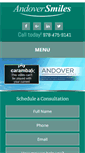 Mobile Screenshot of andoversmiles.com